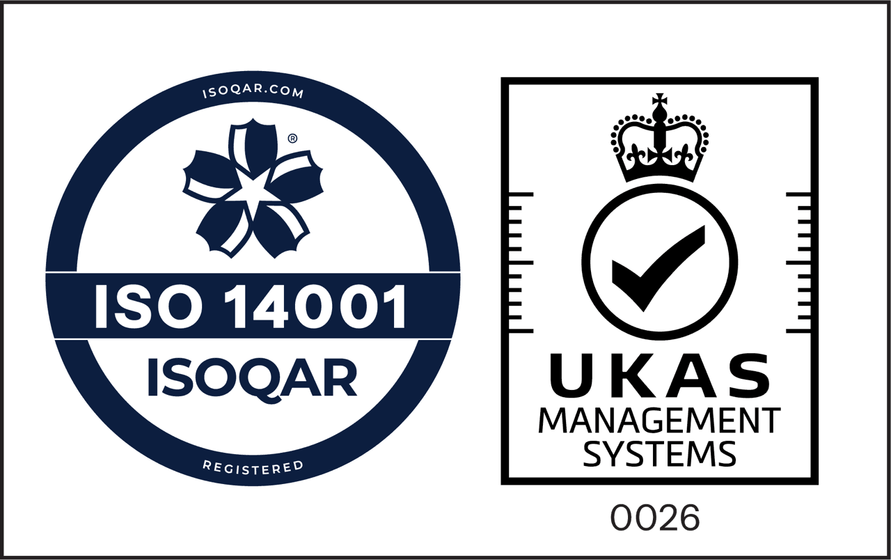 ISOQAR UKAS ISO 14001 joint logo - PRS